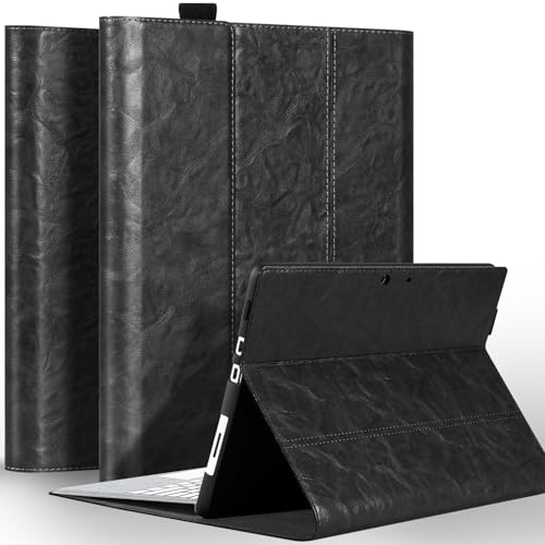 NANRUIL Hülle für Microsoft Surface Pro 9/10/11 13 Zoll 2022/2024 Echtes Leder Schutzhülle Case Cover,Kompatibel mit Type Cover Tastatur und Surface Pen Holder Halter.Grau NANRUIL Hülle für Microsoft Surface Pro 9/10/11 13 Zoll 2022/2024 Echtes Leder Schutzhülle Case Cover,Kompatibel mit Type Cover Tastatur und Surface Pen Holder Halter.Grau von NANRUIL