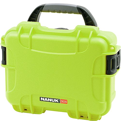 NANUK 904 Wasserdichter Hartschalenkoffer Mit Plüschschaumeinlage - Limette von NANUK