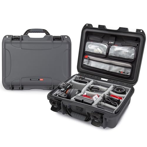 NANUK 920 Wasserdichter Hartschalenkoffer Mit Gepolsterten Trennwänden und Organizer für Deckel - Graphit NANUK 920 Wasserdichter Hartschalenkoffer Mit Gepolsterten Trennwänden und Organizer für Deckel - Graphit von NANUK