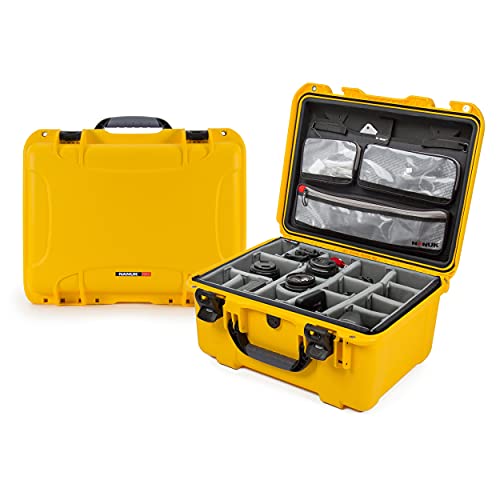 NANUK 933 Wasserdichter Hartschalenkoffer Mit Gepolsterten Trennwänden und Organizer für Deckel - Gelb NANUK 933 Wasserdichter Hartschalenkoffer Mit Gepolsterten Trennwänden und Organizer für Deckel - Gelb von NANUK