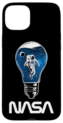 NASA Astronaut in der Glühbirne Weltraum Worm Logo Hülle für iPhone 15 Plus NASA Astronaut in der Glühbirne Weltraum Worm Logo Hülle für iPhone 15 Plus von NASA Glühbirne Weltraum Worm Logo
