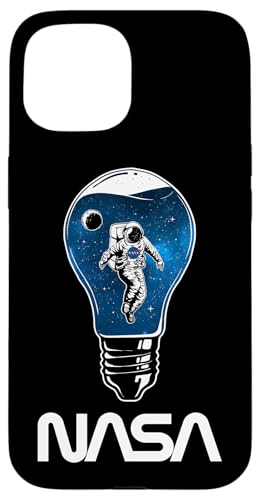 NASA Astronaut in der Glühbirne Weltraum Worm Logo Hülle für iPhone 15 NASA Astronaut in der Glühbirne Weltraum Worm Logo Hülle für iPhone 15 von NASA Glühbirne Weltraum Worm Logo