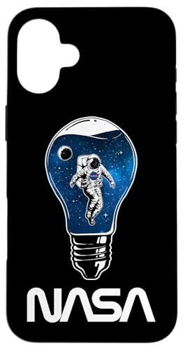 NASA Astronaut in der Glühbirne Weltraum Worm Logo Hülle für iPhone 16 Plus NASA Astronaut in der Glühbirne Weltraum Worm Logo Hülle für iPhone 16 Plus von NASA Glühbirne Weltraum Worm Logo