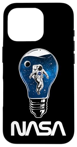 NASA Astronaut in der Glühbirne Weltraum Worm Logo Hülle für iPhone 16 Pro NASA Astronaut in der Glühbirne Weltraum Worm Logo Hülle für iPhone 16 Pro von NASA Glühbirne Weltraum Worm Logo