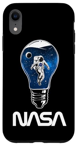 NASA Astronaut in der Glühbirne Weltraum Worm Logo Hülle für iPhone XR NASA Astronaut in der Glühbirne Weltraum Worm Logo Hülle für iPhone XR von NASA Glühbirne Weltraum Worm Logo