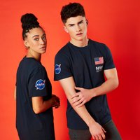 NASA Base Camp Unisex T-Shirt - Navy Blau - L von NASA