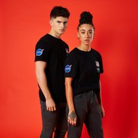 NASA Base Camp Unisex T-Shirt - Schwarz - XS von NASA