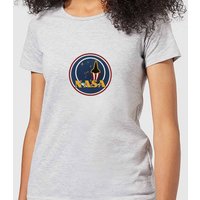 NASA JM Patch Damen T-Shirt - Grau - M von NASA