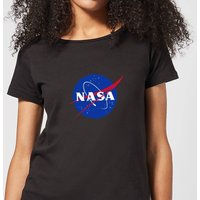 NASA Logo Insignia Damen T-Shirt - Schwarz - M von NASA