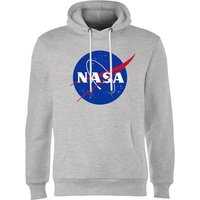 NASA Logo Insignia Hoodie - Grau - M von NASA