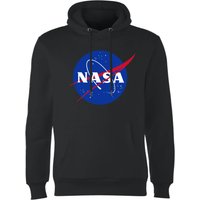 NASA Logo Insignia Hoodie - Schwarz - S von NASA