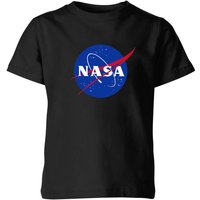NASA Logo Insignia Kinder T-Shirt - Schwarz - 11-12 Jahre von NASA