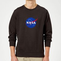 NASA Logo Insignia Sweatshirt - Schwarz - M von NASA