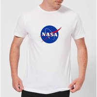 NASA Logo Insignia T-Shirt - Weiß - M von NASA