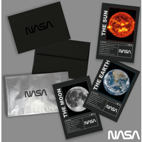 NASA Mission Earth, Moon and Sun Art Prints von NASA