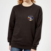 NASA Vintage Rainbow Shuttle Damen Sweatshirt - Schwarz - L von NASA