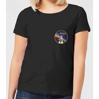 NASA Vintage Rainbow Shuttle Damen T-Shirt - Schwarz - XL von NASA