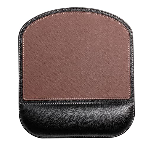 NASSMOSSE Ledermauspad, 10.24x9.06x0.79 Business Style Smoot von NASSMOSSE