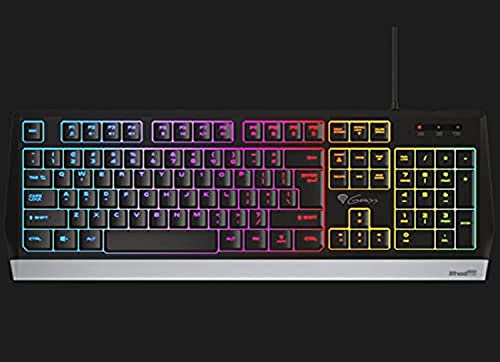 Natec Genesis Rhod 300 RGB US Gaming Keyboard USB Black von NATEC