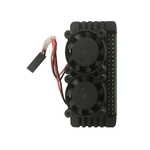 NATEFEMIN Robustes Aluminium-Kühlkörpergehäuse mit Doppelventilatoren für Raspberry Pi Zero 2W Zubehör NATEFEMIN Robustes Aluminium-Kühlkörpergehäuse mit Doppelventilatoren für Raspberry Pi Zero 2W Zubehör von NATEFEMIN