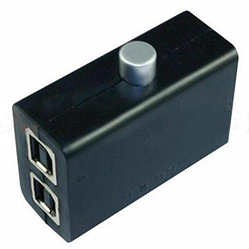 USB 1.1/2.0 Sharing Switch Box Hub 2 Ports PC Computer Scanner Drucker Handbuch Zubehör von NATEFEMIN