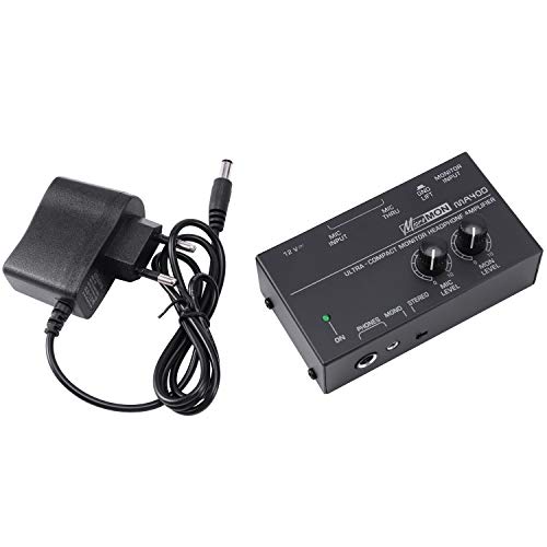 NATHA Ma400 KopfhöRer VorverstäRker Mikrofon VorverstäRker KopfhöRer VorverstäRker Personal Monitor Mixer, Eu Stecker von NATHA