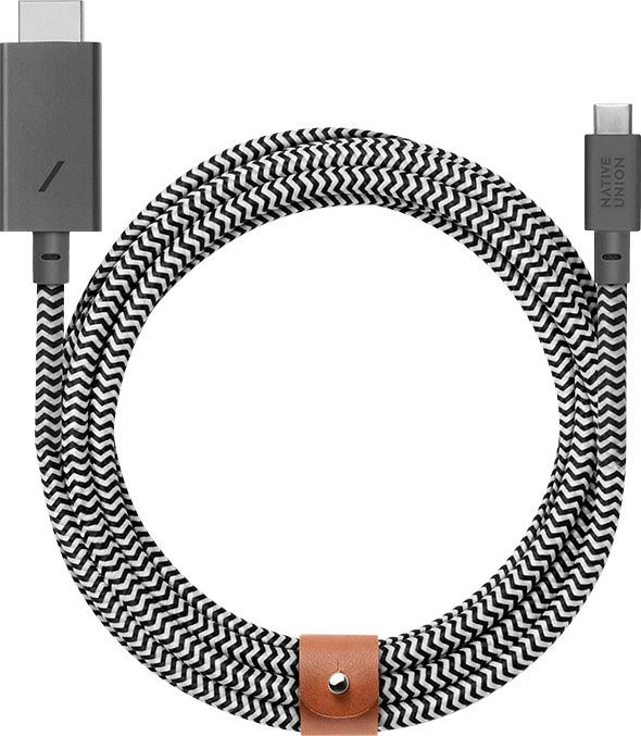 NATIVE UNION Belt Cable USB-C to HDMI 3m USB-Kabel, HDMI, USB-C (300 cm) von NATIVE UNION