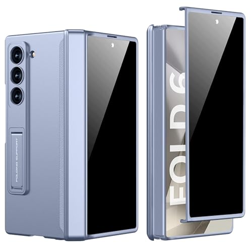 NATNAV für Samsung Galaxy Z Fold 6 Hülle mit Scharnierabdeckung Schutz & Ständer, eingebaute Sichtschutzfolie auf der Vorderseite stoßfeste schlanke Anti-Spy-Filmabdeckung aus gehärtetem Glas (Blau) NATNAV für Samsung Galaxy Z Fold 6 Hülle mit Scharnierabdeckung Schutz & Ständer, eingebaute Sichtschutzfolie auf der Vorderseite stoßfeste schlanke Anti-Spy-Filmabdeckung aus gehärtetem Glas (Blau) von NATNAV