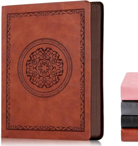 NATTHSWE Notizbuch A5 Liniert mit 300 Seiten & Softcover - 80g/m² Papier für Büro, Schule, Studium, Haushalt | Planungstagebuch, Business-Schreibbuch von NATTHSWE