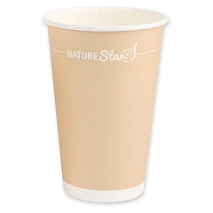 50 NATURE Star Einweg-Kaffeebecher 400 ml von NATURE Star