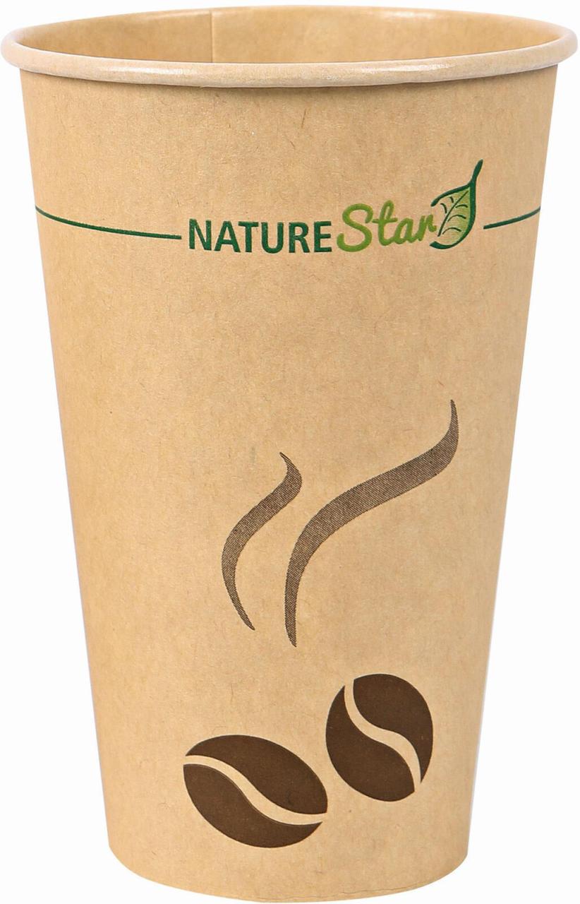NATURE Star Einweg-Kaffeebecher 0,3 l braun von NATURE Star