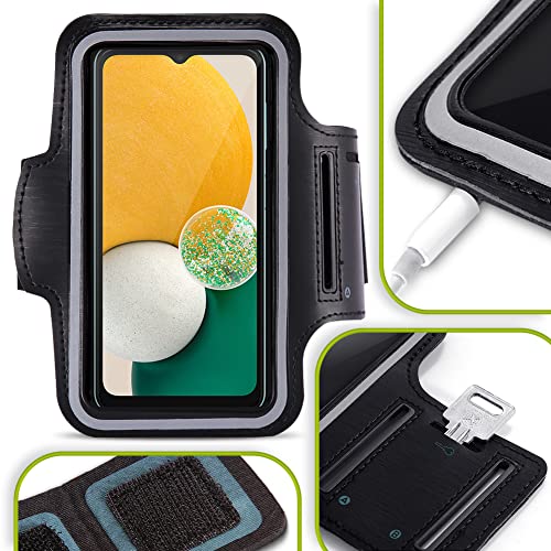 Handy Tasche kompatibel mit Samsung Galaxy A55 A35 A25 A15 Schutzhülle Schwarz Jogging Armcase Fitness Case Hülle Sportarmband Handy Tasche kompatibel mit Samsung Galaxy A55 A35 A25 A15 Schutzhülle Schwarz Jogging Armcase Fitness Case Hülle Sportarmband von NAUC