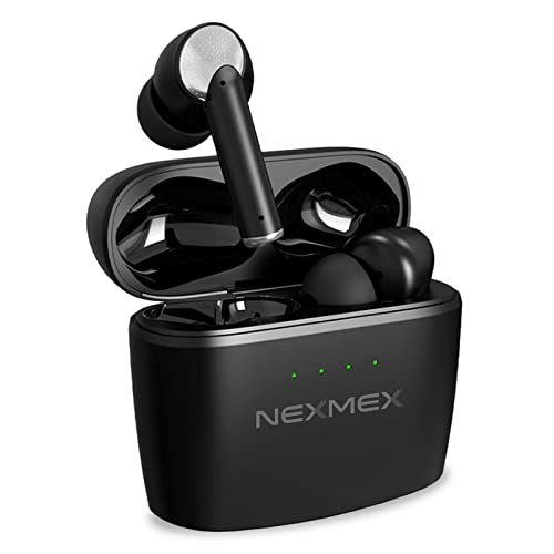 In-Ear Bluetooth 5.3 kabelloser Kopfhörer kompatibel für Samsung Galaxy Serie ANC Ohrhörer Geräuschunterdrückung, Smartphone:Samsung Galaxy A34, Farben:Schwarz von NAUC