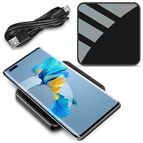 Qi Ladestation 15W Lade Dein Smartphone blitzschnell und kabellos auf kompatibel mit Gigaset GX6 Pro GX4 Pro GS5 GS4 GS3 Ladegerät Sicher, effizient und mit modernem Design für Dein Zuhause von NAUC