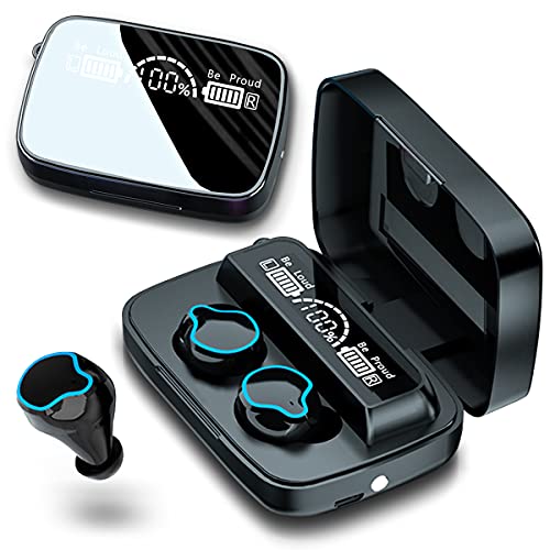 Kopfhörer kompatibel mit Samsung Galaxy A15 A25 A35 A55 A05 A14 A12 A04 A24 A34 A54 A32 A34 A52 A54 A72 A73 In-Ear Ohrhörer Headset Kabellos Bluetooth 5.1 LED Anzeige Wireless Touch Control von NAUC