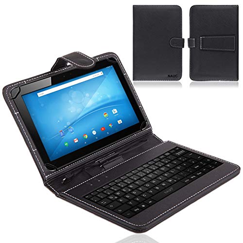 NAUC Archos 101b Oxygen Tablet Tasche Tastatur Keyboard Hülle Cover Case Schutzhülle von NAUC