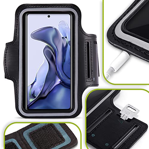 NAUC Handy Tasche kompatibel für Xiaomi 11T / Pro Schutzhülle Jogging Armcase Fitness Case Hülle Sportarmband von NAUC