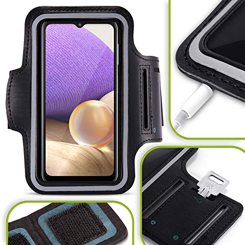 NAUC Handy Tasche kompatibel mit Samsung Galaxy A33 5G Schutzhülle Schwarz Jogging Armcase Fitness Case Hülle Sportarmband NAUC Handy Tasche kompatibel mit Samsung Galaxy A33 5G Schutzhülle Schwarz Jogging Armcase Fitness Case Hülle Sportarmband von NAUC