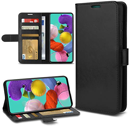 NAUC Handyhülle passend für Samsung Galaxy A51 Tasche Schutzhülle Schwarz Case Flip Cover Hülle Klapphülle Schwarz, Smartphone:Samsung Galaxy A51 NAUC Handyhülle passend für Samsung Galaxy A51 Tasche Schutzhülle Schwarz Case Flip Cover Hülle Klapphülle Schwarz, Smartphone:Samsung Galaxy A51 von NAUC