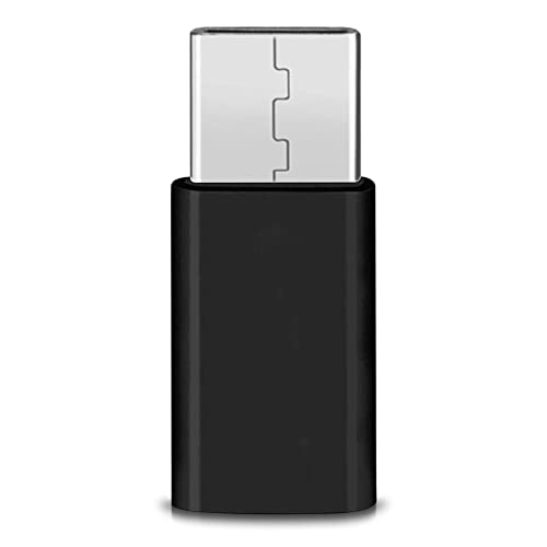 NAUC Micro USB Adapter auf USB Typ C Stecker wandelt USB 2.0 Typ B zu USB 3.1 Typ C, Farben:Schwarz, Stückzahl:10 Stück NAUC Micro USB Adapter auf USB Typ C Stecker wandelt USB 2.0 Typ B zu USB 3.1 Typ C, Farben:Schwarz, Stückzahl:10 Stück von NAUC