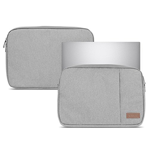 NAUC Notebook Hülle kompatibel für Lenovo Yoga 7i 14 Zoll Schutzhülle Laptop Schutz Tasche Sleeve Notebooktasche, Farbe:Grau von NAUC