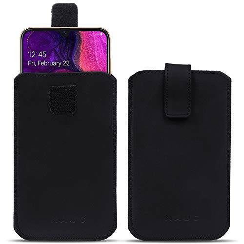 NAUC Schutzhülle kompatibel für Samsung Galaxy A10 2019 Handy Tasche Smartphone Leder Hülle Pull Tab Sleeve Cover Schwarz NAUC Schutzhülle kompatibel für Samsung Galaxy A10 2019 Handy Tasche Smartphone Leder Hülle Pull Tab Sleeve Cover Schwarz von NAUC