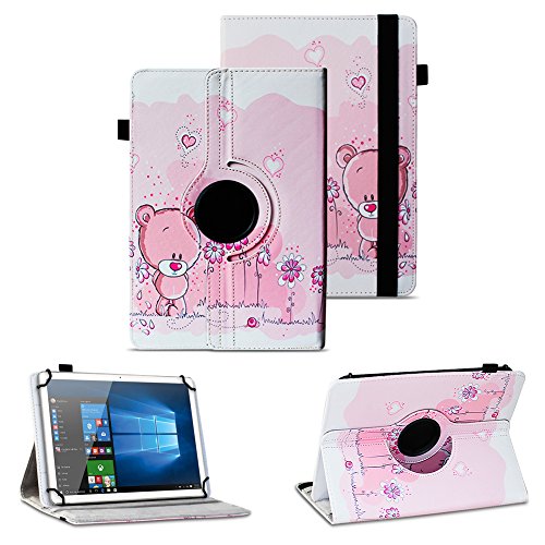 NAUC Tablet Hülle kompatibel für Jay-tech G10.11 LTE G10.10 Tasche Schutzhülle Cover 360° Drehbar Schutz Case Ständer, Farben:Motiv 1 von NAUC