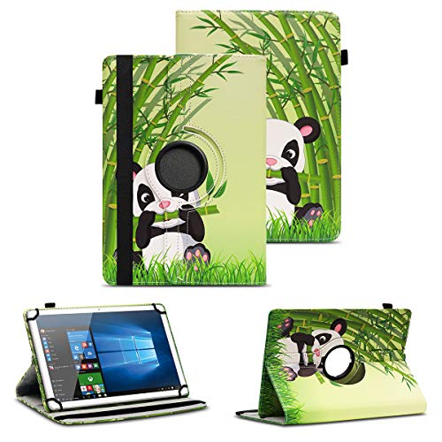 NAUC Tablet Schutzhülle kompatibel für Acer Iconia One 10 B3-A20 Hülle Tasche Kunstleder Standfunktion 360° Drehbar Universal Cover Case, Motiv:Motiv 3 von NAUC