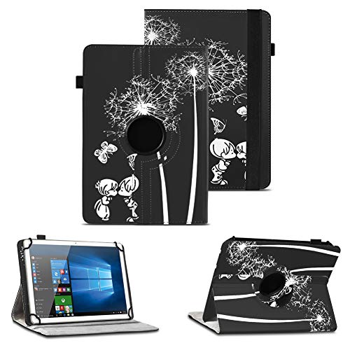 NAUC Tablet Schutzhülle kompatibel mit Blackview Tab 80 / Tab 70 10.1 Zoll Hülle 360 Grad Drehbar Tasche für Tablets ultradünne Kunstleder Tablethülle Standfunktion Case, Farben:Motiv 12 von NAUC