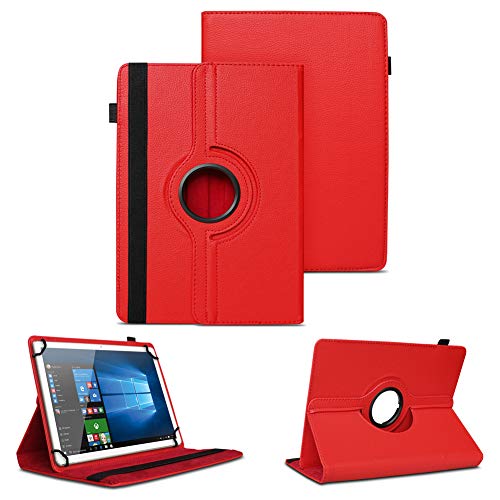 NAUC Tablet Schutzhülle kompatibel mit Blackview Tab 80 / Tab 70 10.1 Zoll Hülle 360 Grad Drehbar Tasche für Tablets ultradünne Kunstleder Tablethülle Standfunktion Case, Farben:Rot NAUC Tablet Schutzhülle kompatibel mit Blackview Tab 80 / Tab 70 10.1 Zoll Hülle 360 Grad Drehbar Tasche für Tablets ultradünne Kunstleder Tablethülle Standfunktion Case, Farben:Rot von NAUC