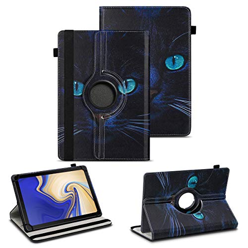 NAUC Tablet Schutzhülle kompatibel mit PEAQ PET 10980-F628E 10,95 Zoll Hülle für Tablet 360 Grad Drehbar Tasche ultradünne Kunstleder Tablethülle Standfunktion 360° Drehbar Case, Farben:Motiv 8 von NAUC