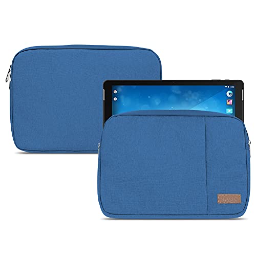NAUC Tablet Tasche kompatibel mit Teclast T60 12 Zoll Hülle Tasche in Schwarz oder Grau Schutzhülle Case Cover Etui, Farbe:Blau von NAUC