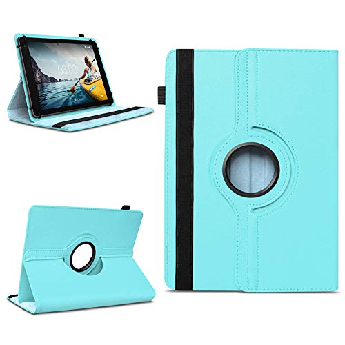 NAUC Tablettasche kompatibel für Medion Lifetab E10714 E10430 E10414 E10604 E10412 E10511 E10513 Tablet Tasche Hülle Universal Schutzhülle Drehbar, Farben:Türkis NAUC Tablettasche kompatibel für Medion Lifetab E10714 E10430 E10414 E10604 E10412 E10511 E10513 Tablet Tasche Hülle Universal Schutzhülle Drehbar, Farben:Türkis von NAUC