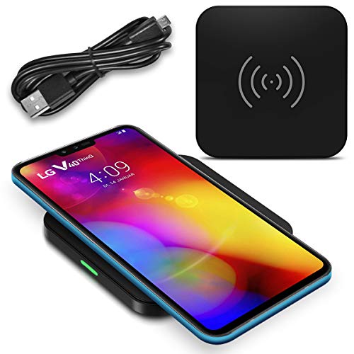 QI Wireless Ladestation kompatibel für LG G7 ThinQ Kabellos Charger Induktives Universal Schnellladegerät von NAUC
